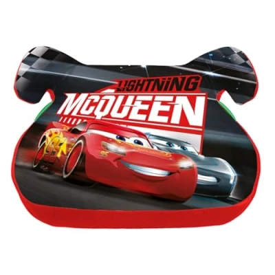 Abbildung von Seven Polska Kindersitzerhöhung Kinder Auto Sitzerhöhung: &quot;CARS&quot;, Lightning McQueen, EC Norm R129
