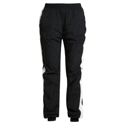Abbildung von Urban Classics Ladies Striped Crinkle Pants Jogginghose, Damen, Größe: XS, Black/white