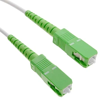 Abbildung von Elfcam® 3m Glasfaserkabel (optisches Strumpfband) SC/APC auf Monomode, kompatibel mit Orange Livebox, SFR La Box Fibre und Bouygues Telecom Bbox (3 m)