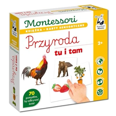 Abbildung von Montessori Przyroda tu i tam: Karty sensoryczne z książeczką Kapitan Nauka