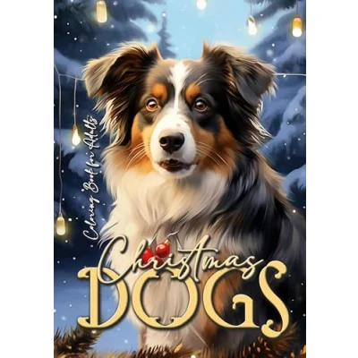 Abbildung von Weihnachts Hund Malbuch für Erwachsene: Hunde Erwachsene Weihnachten ... 58 p (Christmas Coloring Books, Band 10)