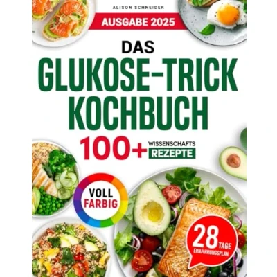 Abbildung von Das Glukose Trick Kochbuch: 100+ wissenschaftlich fundierte Rezepte für Blutzucker Balance, Heißhunger Reduktion und nachhaltige Gewichtsabnahme einfach, nährstoffreich lecker