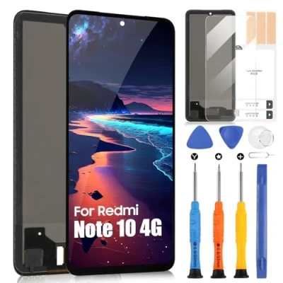 Abbildung von LCD Bildschirm für Xiaomi Redmi Note 10 4G / 10s M2101K7AI M2101K7AG Display TFT Touch Digitizer Glass Assembly Ersatzteile (nicht Mi Lite)