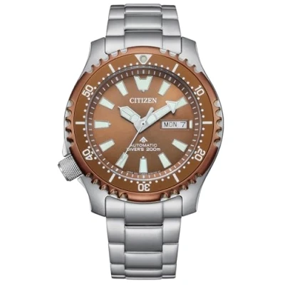 Abbildung von Citizen NY0164 65XE Promaster Marine Herrenuhr 2 Bänder Kupferfarben LE