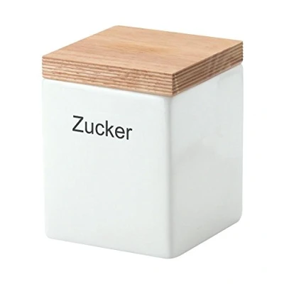 Abbildung von Continenta Vorratsdose quadratisch mit Holzdeckel 800 ml