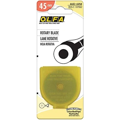 Abbildung von Olfa 45 mm Rotations Klingen Ersatz, 2 Stück