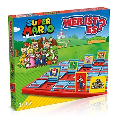 Abbildung von Winning Moves Spiel, Wer ist es? Super Mario Gesellschaftsspiel, Familienspiel
