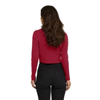 Abbildung von Kaffe Astrid Bolero Strickjacke, Damen, Größe: Small, Haute red