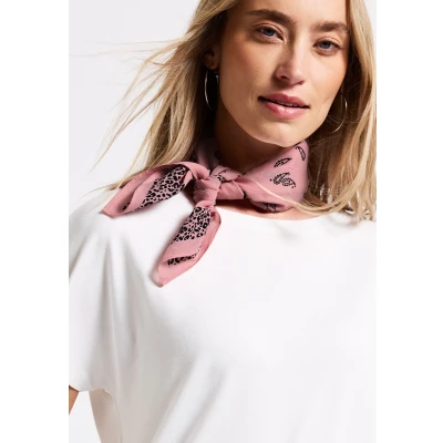 Abbildung von Street One Gemustertes Bandana Tuch, Damen, Größe: Size, Rosa