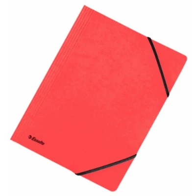 Abbildung von 25 x Esselte Eckspanner A4 390g/qm für 250 Blatt rot