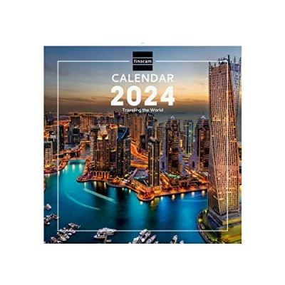Abbildung von Finocam Calendar 2024 International Wall Images January December (12 Months) Traveling