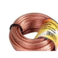 Abbildung von Hama HQ 10m Lautsprecher Kabel 2x 1,5mm² dick Ring Audio Kabel, Roh, (1000 cm), 2 adrig, Kupfer für Boxen Hifi LS
