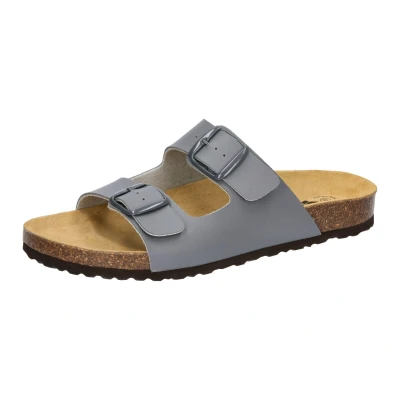 Abbildung von LICO Pantolette flach, Herren, Größe: 45, Grau Schuhe