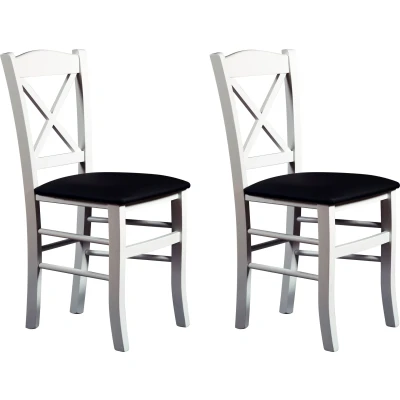 Abbildung von Home affaire Esszimmerstuhl &quot;Clayton&quot;, (Set), 2 St., Kunstleder, mit Gestell aus Massivholz