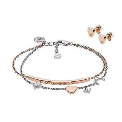 Abbildung von Emporio Armani Schmuckset (Set, 3 tlg), mit Perlmutt
