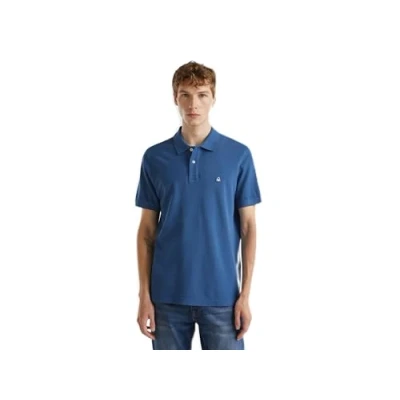 Abbildung von United Colors of Benetton Herren Poloshirt M/M 3089J3179 Polohemd, blau, Large