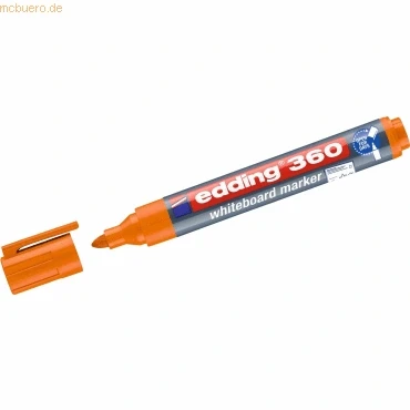 Abbildung von edding Whiteboardmarker 360 nachfüllbar 1,5 3mm orange