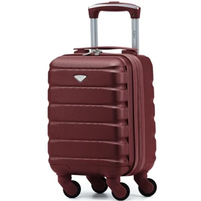 Abbildung von Flight Knight Leichte 4 Rad abs hartschalenkoffer Handgepack, Zugelassen Fur Uber 100 Fluggesellschaften, Einschließlich British Airways, Easyjet Und Maximale Große Ryanair 40x20x25cm