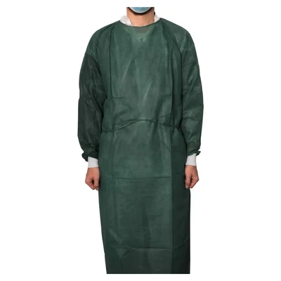 Abbildung von MaiMed Coat Protect COMFORT, Schutzkittel aus Vlies, grün, unsteril, 136cm 10 Stück