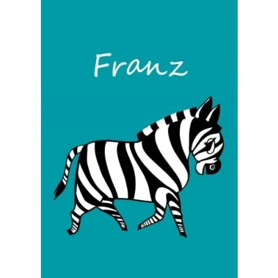 Abbildung von Malbuch / Notizbuch Tagebuch Franz: DIN A4 blanko Zebra