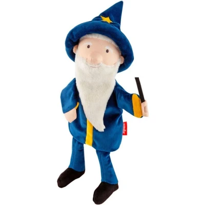 Abbildung von sigikid Handspielpuppe Zauberer PLÜSCHFIGUR Spiel Kuscheltier für Kinder, Größe: One Size, Blau