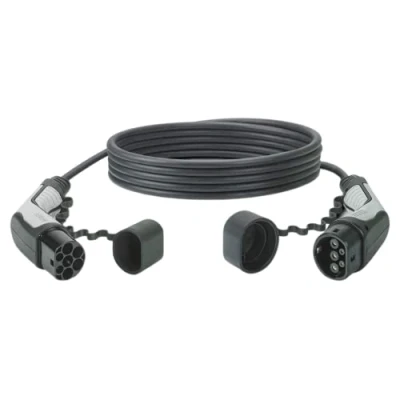 Abbildung von PHOENIX CONTACT Ladekabel Elektroauto Typ 2 (Mode 3) EV 1204137 E Auto und Hybrid auf German Engineering ergonomisch robust I 1 Phasig 3,7 kW Black and Grey 5 m