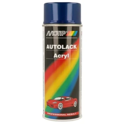 Abbildung von MOTIP 53991 Fahrzeug Kombinationslack 400ml Spraydose Blau Kompakt gold metallic 12 ml