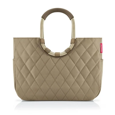 Abbildung von Reisenthel Loopshopper L frame rhombus olive Shopper
