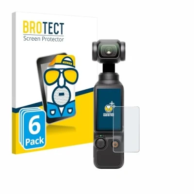 Abbildung von BROTECT Entspiegelungs Schutzfolie für DJI Osmo Pocket 3 (6 Stück) Matte Displayschutz Folie, Anti Reflex, Fingerprint