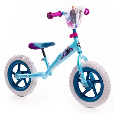 Abbildung von Huffy Mädchen Disney Eiskönigin 2 Kinder Laufrad 12 Zoll, blau/weiß, 30,5 cm