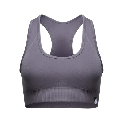 Abbildung von Gorilla Wear Yava Seamless Bustier, Damen, Größe: M/L, Grey