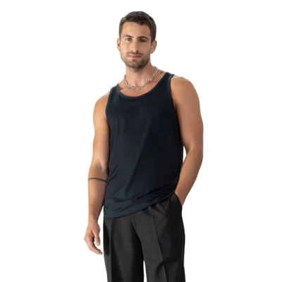 Abbildung von mey Tanktop Serie Network Unterhemd/shirt, Herren, Größe: 50, Marine