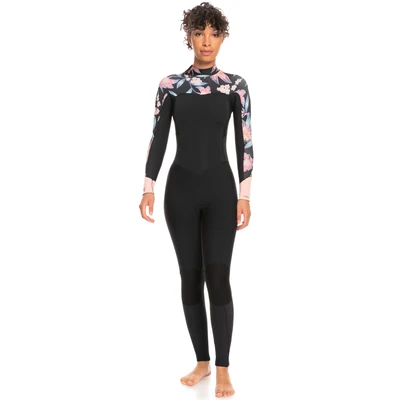 Abbildung von Roxy Swell Series Neoprenanzug, Damen, Größe: 4, Anthracite paradise found s