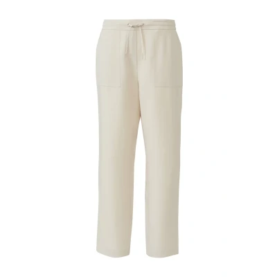 Abbildung von comma casual identity JOG AUS MIT Aufgesetzten Taschen Stoffhose, Damen, Größe: 32, Beige