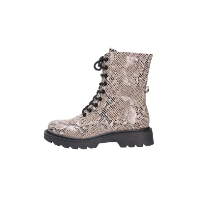 Abbildung von Tamaris Schnürstiefelette, Damen, Größe: 42, Beige snake Schuhe