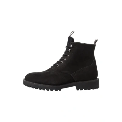 Abbildung von Marco Tozzi BY Guido Maria Kretschmer Schnürstiefelette, Herren, Größe: 41, Black nubuck Schuhe
