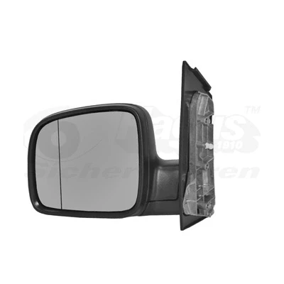 Abbildung von Außenspiegel Van Wezel 5896803 links schwarz Komplettspiegel, asphärisch, für manuelle Spiegelverstellung VOLKSWAGEN: Transporter 5 Kastenwagen