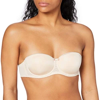 Abbildung von Triumph Damen Beauty Full Essential WDP Wired padded bra with detachable straps, NUDE BEIGE, 65E