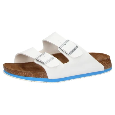 Abbildung von Birkenstock Arizona Pantolette flach, Größe: 43, White Schuhe