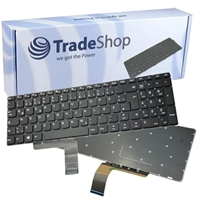Abbildung von Trade Shop Original Laptop Notebook Tastatur Keyboard Deutsch QWERTZ für Lenovo IdeaPad 310 15 15ABR 15IAP 15ISK 15IKB V310