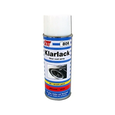 Abbildung von STC Klarlack Spray glänzend 400 ml Lackspray Autolack Acryllack