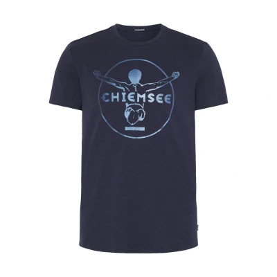 Abbildung von Chiemsee MIT Jumper Frontprint Tshirt print, Herren, Größe: Medium, Night sky