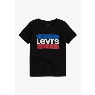 Abbildung von Levi&#039;s Kids sportswear logo tee Jungen Schwarz 6 Jahre