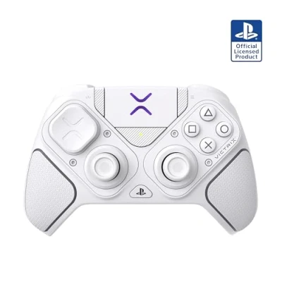 Abbildung von Turtle Beach Victrix Pro BFG Reloaded Wireless Modular PlayStation Controller Weiß Offiziell Lizenziertes Produkt