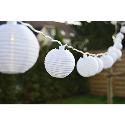 Abbildung von FHS LED Lichterkette 25489 40er Lampions warmweiß