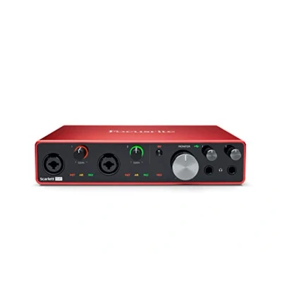 Abbildung von Focusrite Scarlett 8i6 3. Gen USB Audio Interface für Aufnahmen, Kompositionen und Streaming High Fidelity, Aufnahmen in Studioqualität mit transparenter Wiedergabe