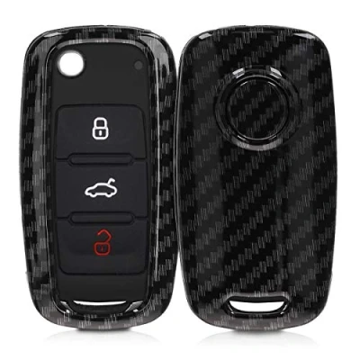 Abbildung von kwmobile Schlüsseltasche Autoschlüssel Hülle für VW Skoda Seat (1 tlg), Hardcover Schutzhülle Schlüsselhülle