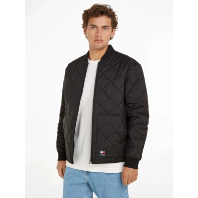 Abbildung von Tommy Jeans Bomberjacke &quot;TJM REG ENTRY BOMBER&quot;, mit Rautenmuster