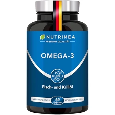 Abbildung von Nutrimea Krillöl Kapseln ANTARKTIS Omega 3