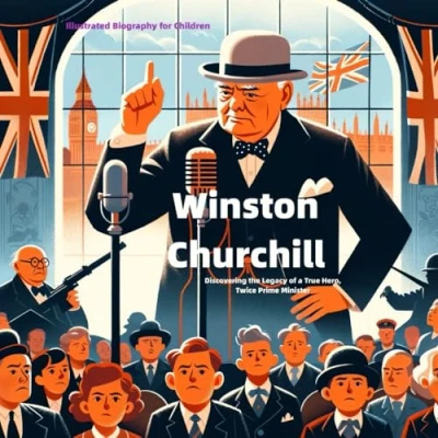 Abbildung von Winston Churchill: Illustrated Biography for Children: Inspiring Tales of a True Hero, Twice Prime Minister (Illustrated Biographies Children)
